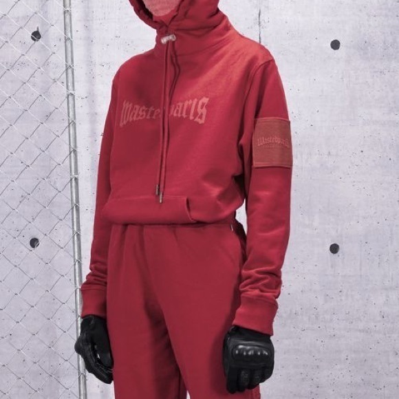 Wasted Paris Red Hoodie Size Medium - Picture 1 of 9